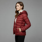 Josie™ | Chaqueta acolchada corta de cuello alto