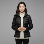 Josie™ | Chaqueta acolchada corta de cuello alto
