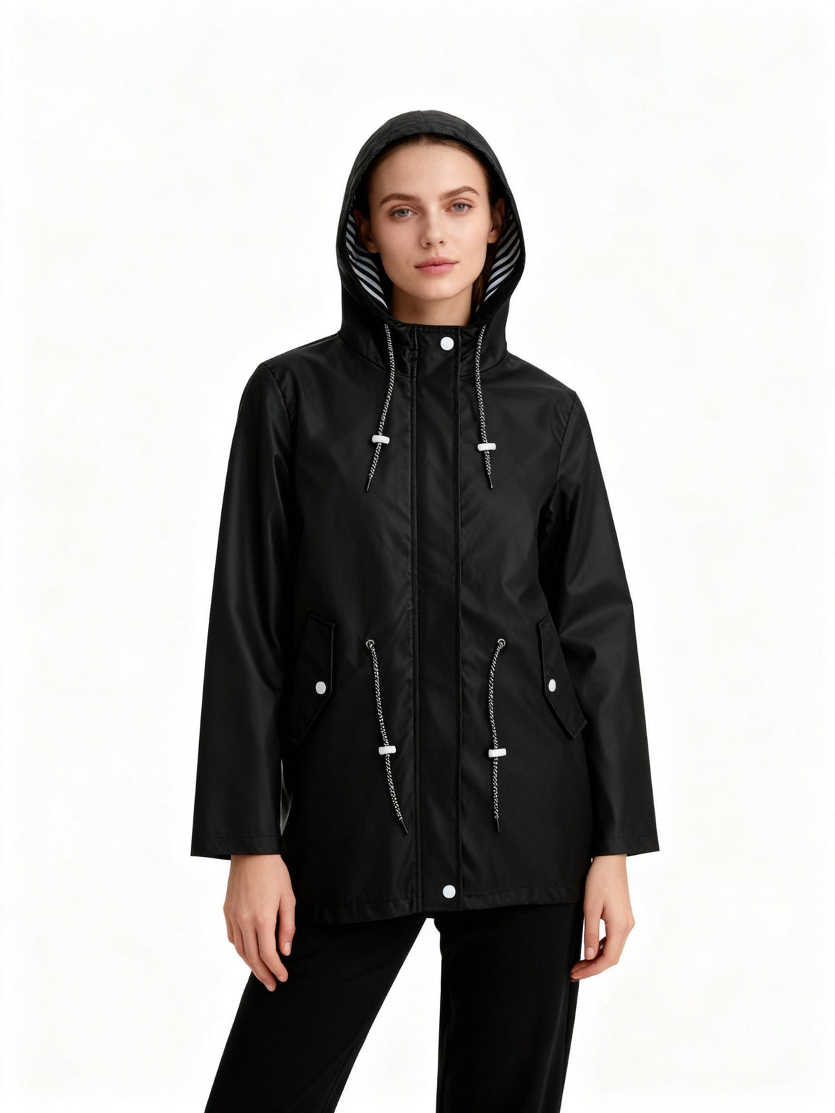 Eden™ | Chubasquero impermeable con capucha ajustable