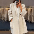 Andrea™ | Chaqueta de punto de lana oversize con bolsillos