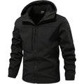 Caleb™ | Anorak softshell con capucha y bolsillos con cremallera
