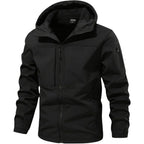 Caleb™ | Anorak softshell con capucha y bolsillos con cremallera