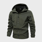 Caleb™ | Anorak softshell con capucha y bolsillos con cremallera
