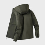 Caleb™ | Anorak softshell con capucha y bolsillos con cremallera