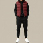 Oliver™ | Chaleco acolchado sin mangas de hombre con cremallera