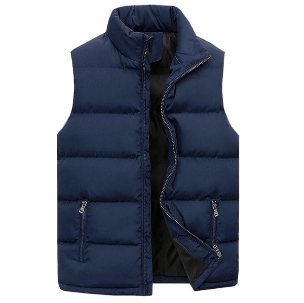 Oliver™ | Chaleco acolchado sin mangas de hombre con cremallera