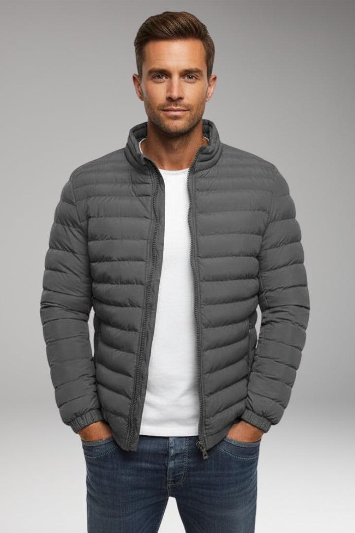 Spencer™ | Chaqueta bomber acolchada con cuello alto