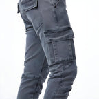 Weston™ | Pantalón cargo slim fit con múltiples bolsillos