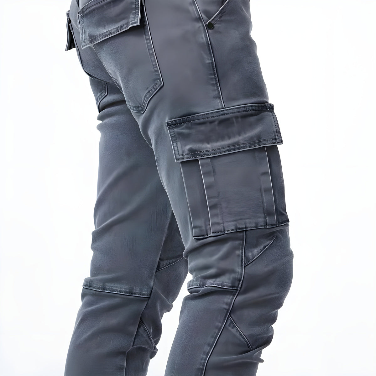 Weston™ | Pantalón cargo slim fit con múltiples bolsillos