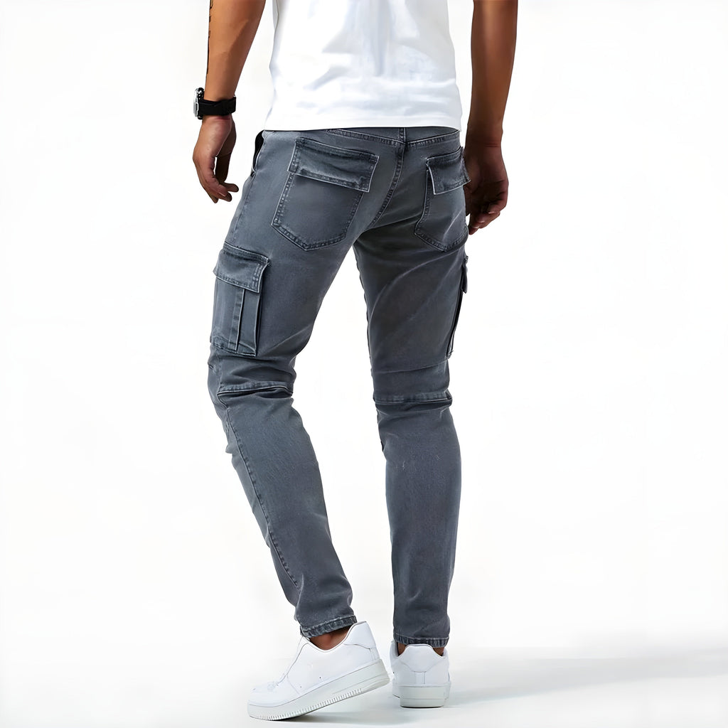 Weston™ | Pantalón cargo slim fit con múltiples bolsillos