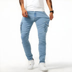 Weston™ | Pantalón cargo slim fit con múltiples bolsillos