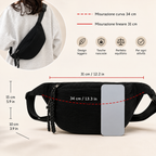 Celeste - Bolso de hombro de pana - vista 2