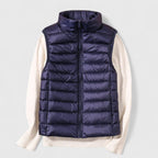 Cecilia™ | Chaleco acolchado ligero con cuello alto y cremallera