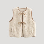 Madison™ | Chaleco sherpa con lazos delanteros