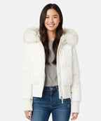 Ashley™ | Chaqueta acolchada con capucha de pelo sintético