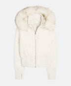 Ashley™ | Chaqueta acolchada con capucha de pelo sintético