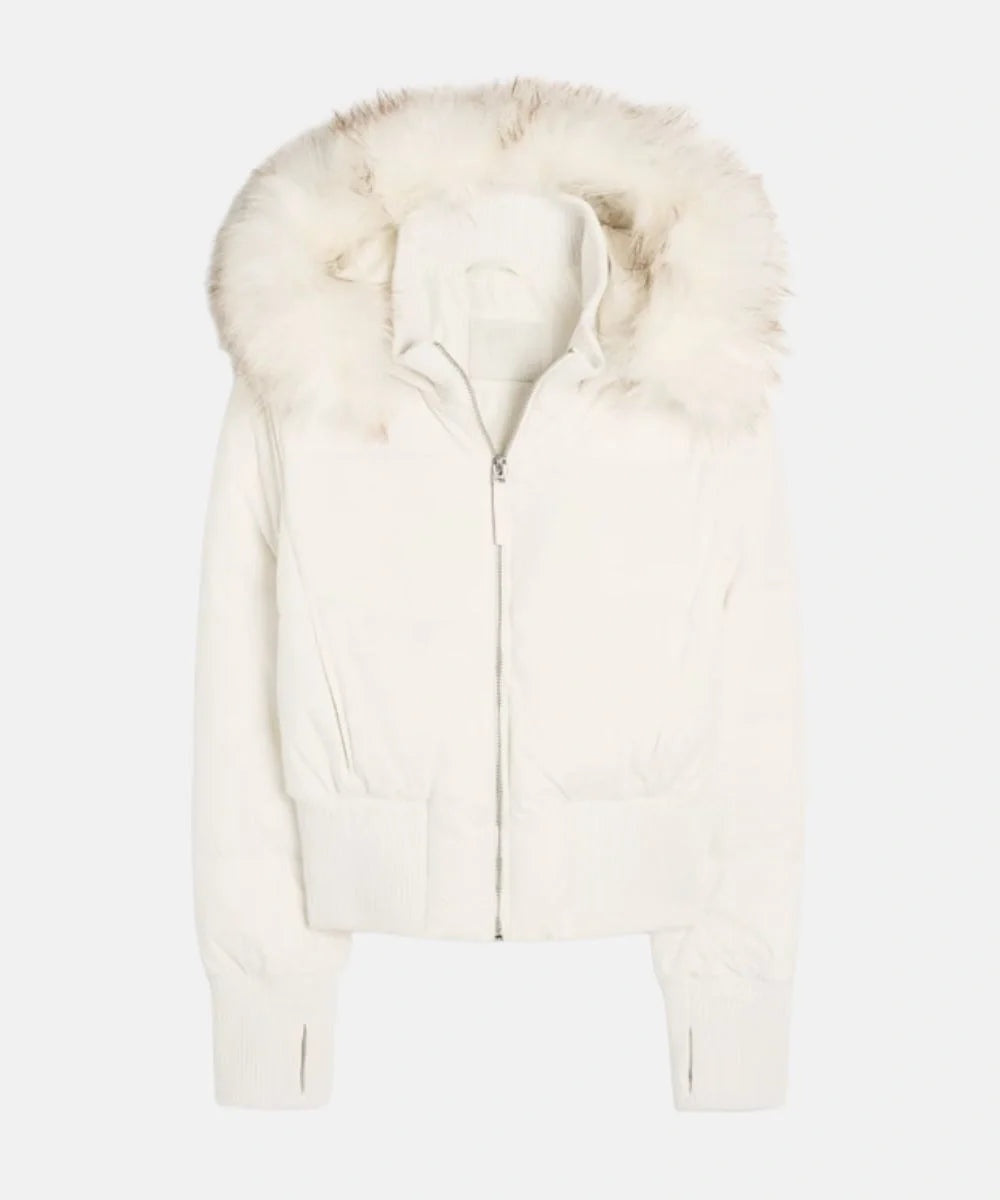 Ashley™ | Chaqueta acolchada con capucha de pelo sintético