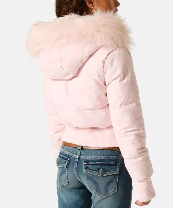 Ashley™ | Chaqueta acolchada con capucha de pelo sintético