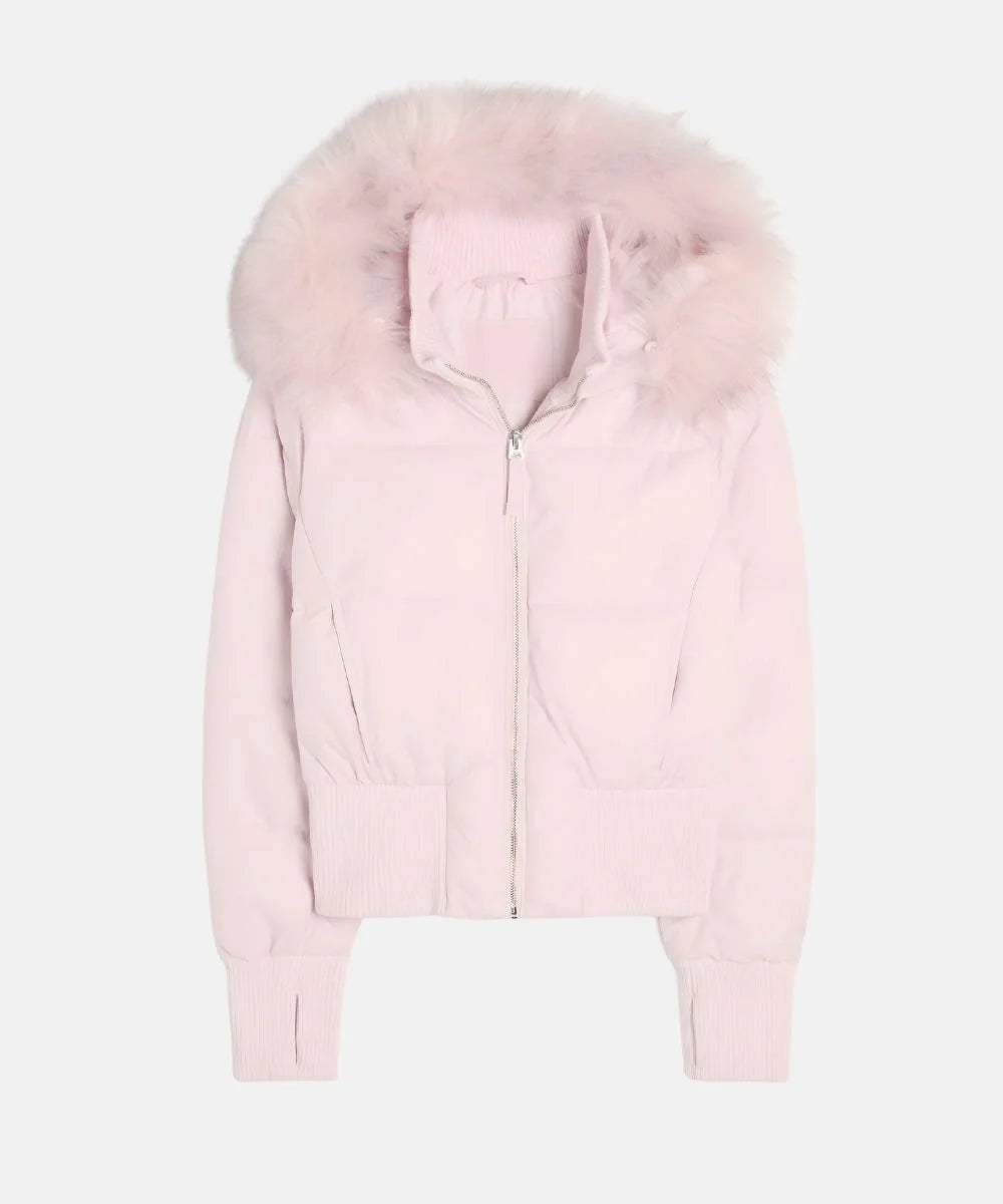Ashley™ | Chaqueta acolchada con capucha de pelo sintético