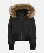 Ashley™ | Chaqueta acolchada con capucha de pelo sintético