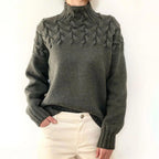 Colette™ | Jersey de ochos con cuello alto y manga larga