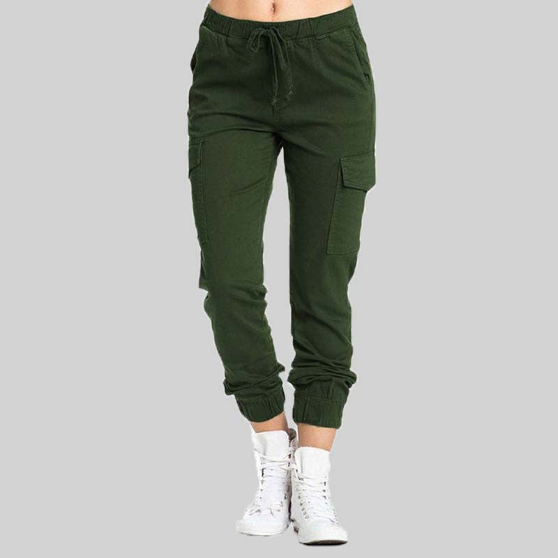 Fiona™ | Pantalón cargo jogger con cintura elástica