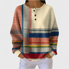 Ava™ | Sudadera navideña de manga larga con estampado festivo