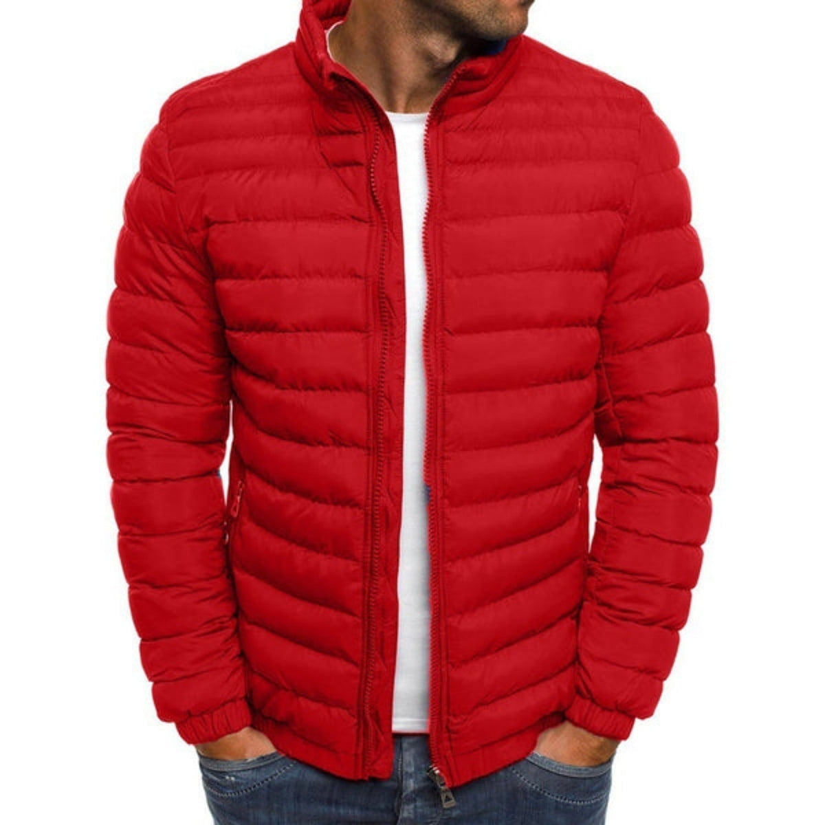 Alexander™ | Chaqueta acolchada ligera con cuello alto y cremallera