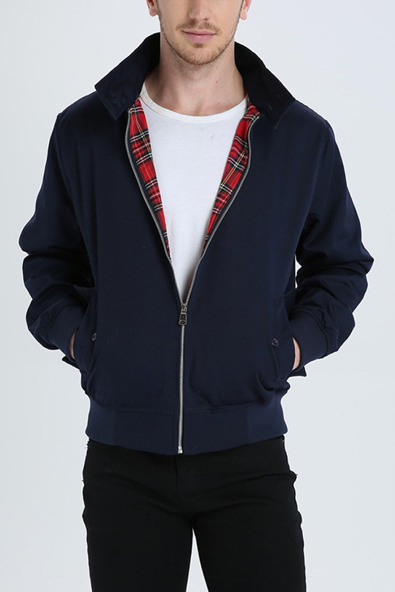 Clayton™ | Chaqueta Harrington con forro de tartán