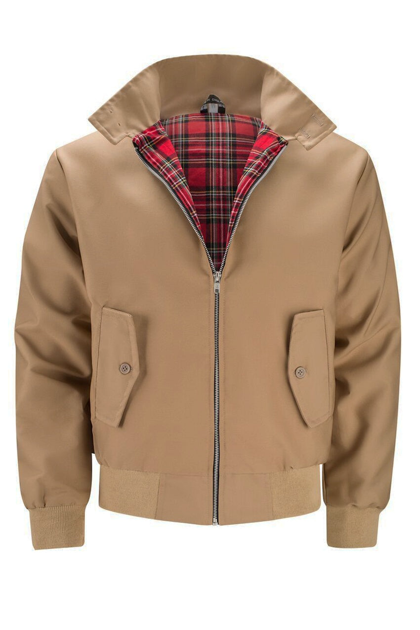 Clayton™ | Chaqueta Harrington con forro de tartán