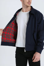 Clayton™ | Chaqueta Harrington con forro de tartán