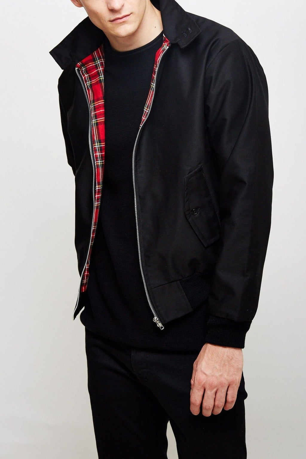 Clayton™ | Chaqueta Harrington con forro de tartán