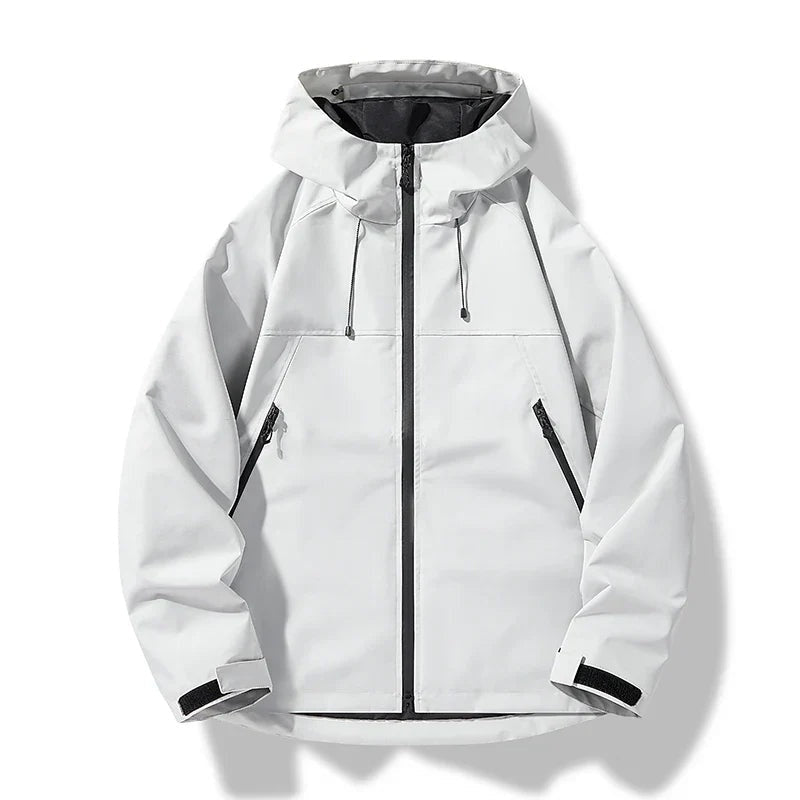 Brett™ | Cortavientos impermeable de hombre con capucha