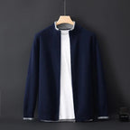 David™ | Jersey de punto con cremallera y cuello acanalado