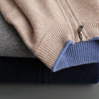 David™ | Jersey de punto con cremallera y cuello acanalado