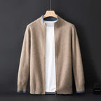 David™ | Jersey de punto con cremallera y cuello acanalado