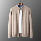 David™ | Jersey de punto con cremallera y cuello acanalado