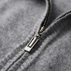 David™ | Jersey de punto con cremallera y cuello acanalado