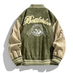 Garrett™ | Chaqueta varsity con parches bordados y botones