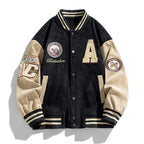 Garrett™ | Chaqueta varsity con parches bordados y botones