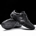 Isaac™ | Zapatos casual de piel con cordones y suela dentada
