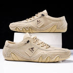 Isaac™ | Zapatos casual de piel con cordones y suela dentada