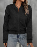 Noelle™ | Chaqueta bomber acolchada de mujer con cremallera
