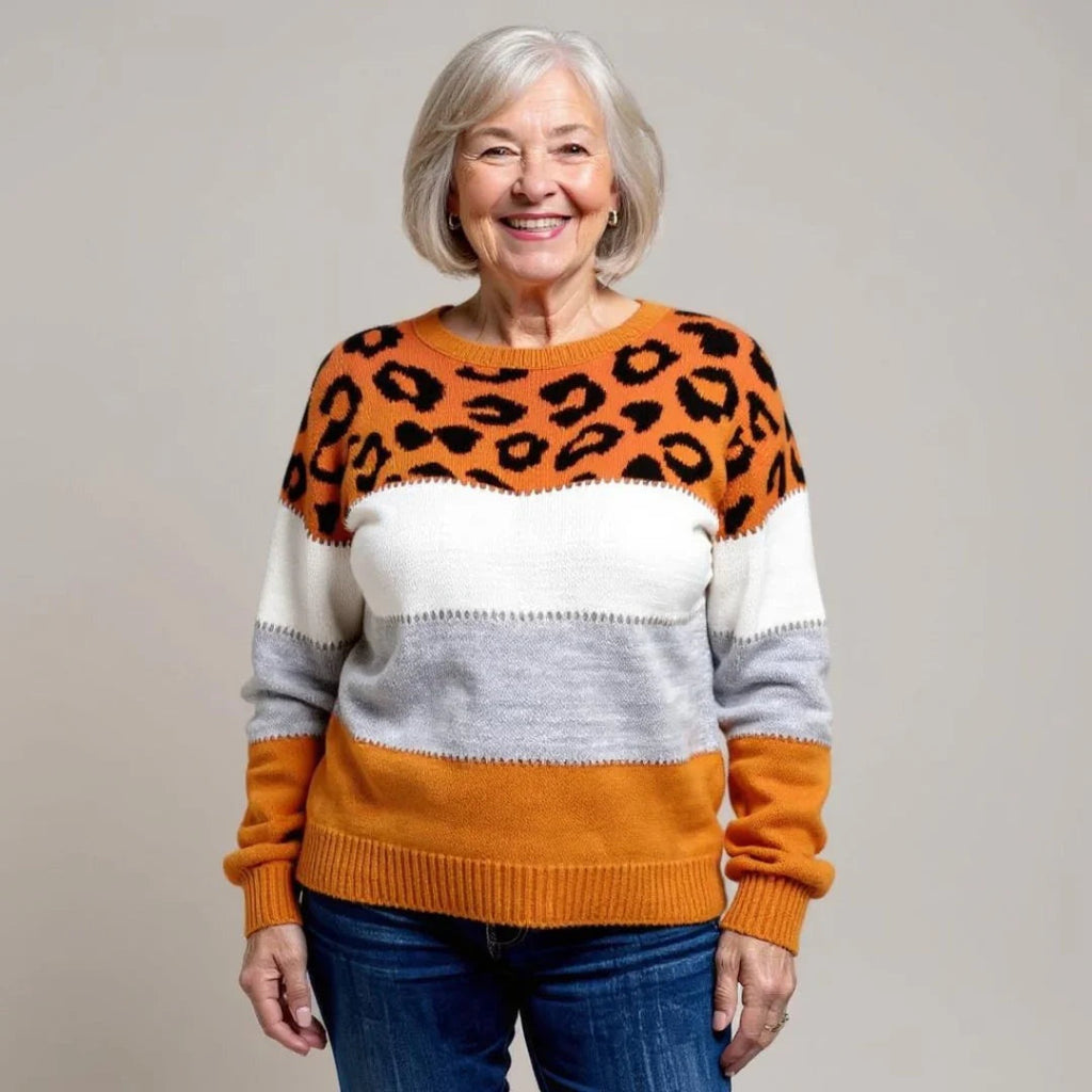 Kelsey™ | Jersey de punto con estampado leopardo