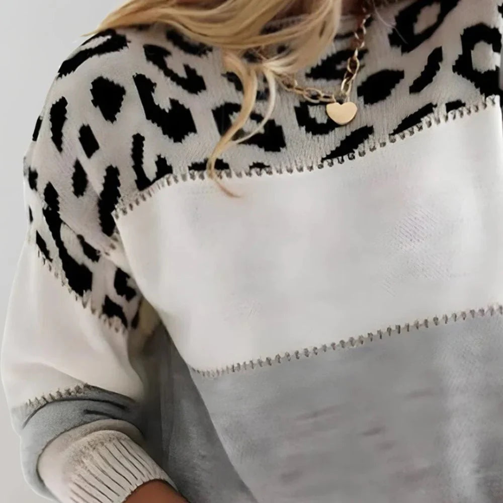 Kelsey™ | Jersey de punto con estampado leopardo