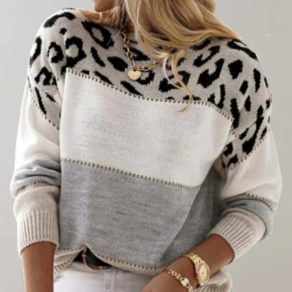 Kelsey™ | Jersey de punto con estampado leopardo