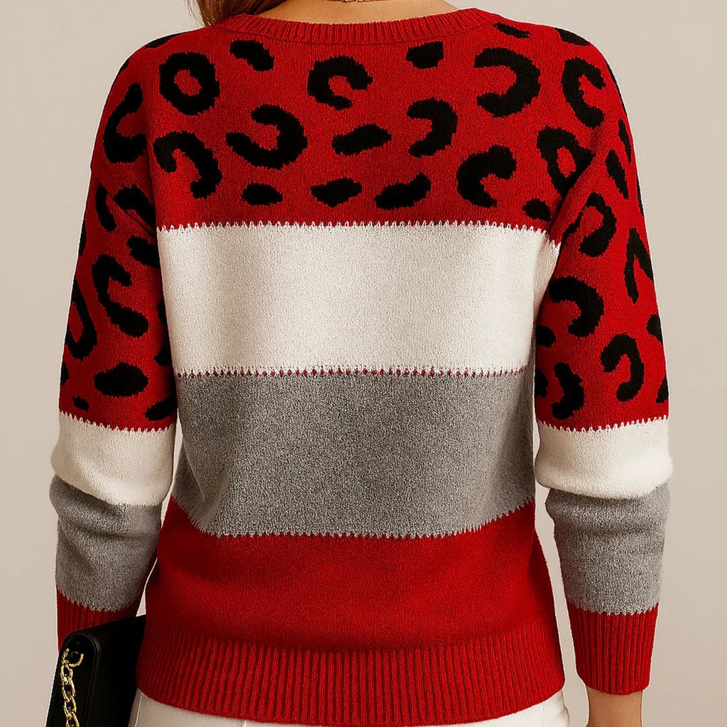 Kelsey™ | Jersey de punto con estampado leopardo