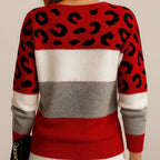Kelsey™ | Jersey de punto con estampado leopardo