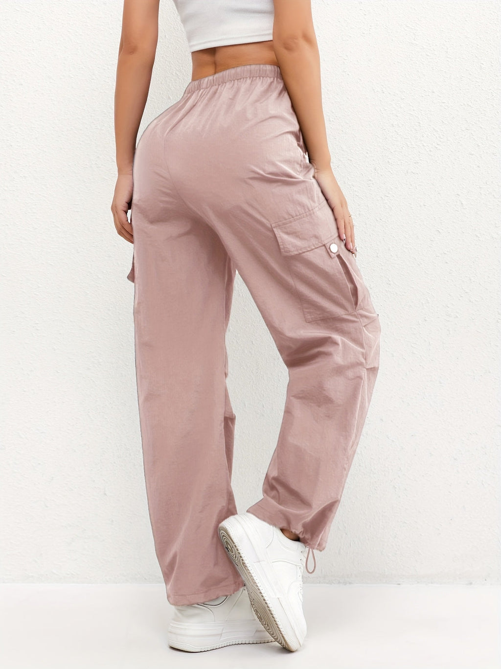 Eloise™ | Pantalón cargo con cintura elástica y bajos ajustables