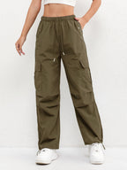 Eloise™ | Pantalón cargo con cintura elástica y bajos ajustables